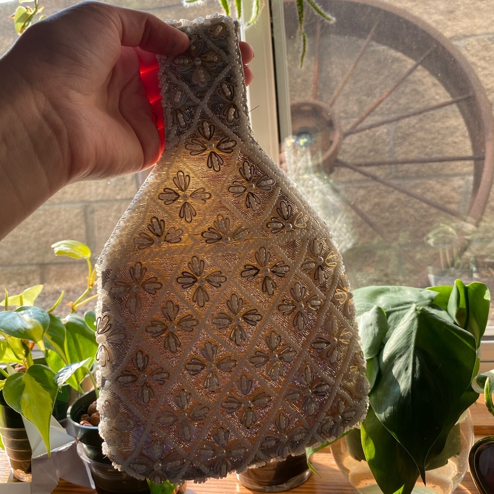 Vintage pearl purse